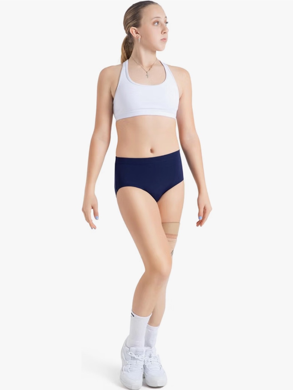 NWOT Capezio Navy Athletic Dance Shorts